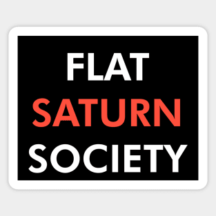 Flat Saturn Society (Light) Sticker